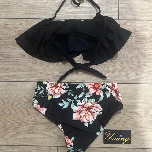 Mommy and Me Bathing Suit Two Piece Swimming Suit Family Matching Swimsuits - Picture 13 of 14